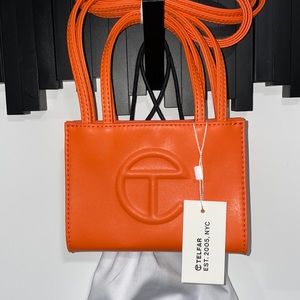 TELFAR Small Orange Shopping bag